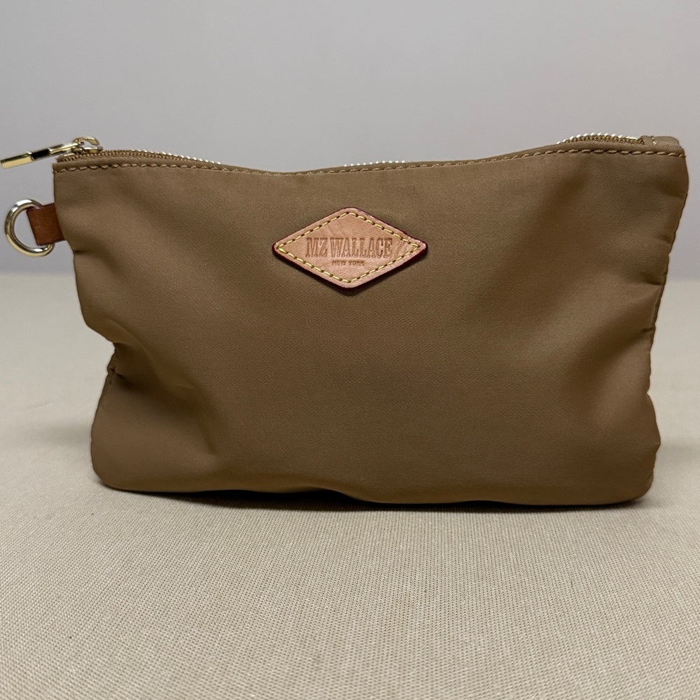 MZ Wallace Tan small cosmetic Bag - Picture 2 of 5